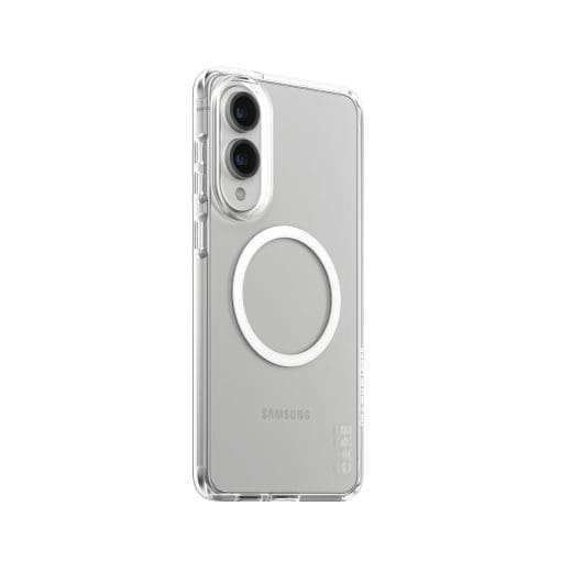 CARE Flagship Case Weiß Qi Compatible Galaxy S25 Edge - clear