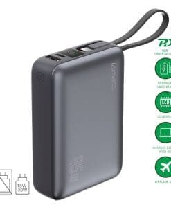 4smarts Powerbank Enterprise Compact 20000mAh 45W, spacegrau