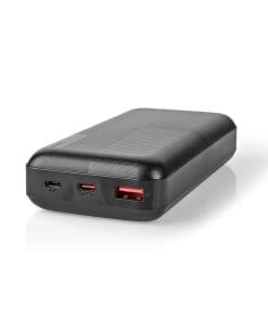 NEDIS Powerbank 20000mAh, schwarz