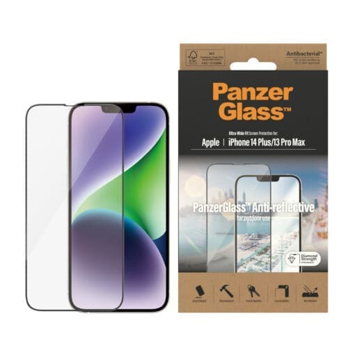 PanzerGlass AR Screen Protector iPhone 14 Plus, 13 Pro Max UWF – Bild 2