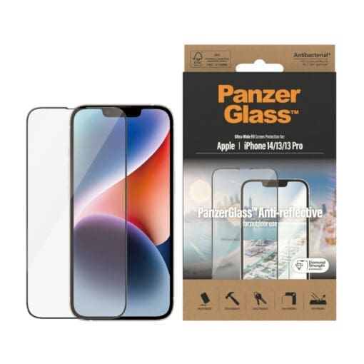 PanzerGlass AR Screen Protector iPhone 14, 13, 13 Pro UWF – Bild 2