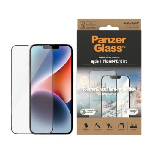 PanzerGlass AR Screen Protector iPhone 14, 13, 13 Pro UWF – Bild 2