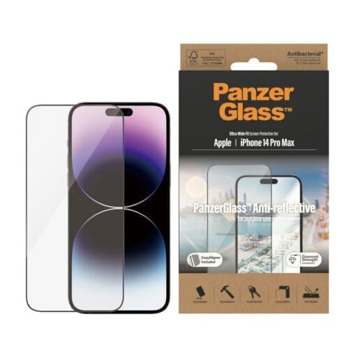 PanzerGlass AR Screen Protector Apple iPhone 14 Pro Max UWF – Bild 2