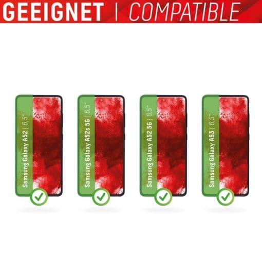 DISPLEX Panzerfolie 9H für Samsung A52/A52(s) 5G/A53 5G – Bild 4