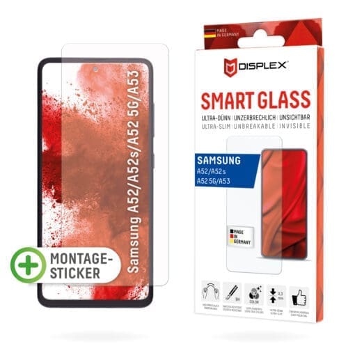 DISPLEX Panzerfolie 9H für Samsung A52/A52(s) 5G/A53 5G
