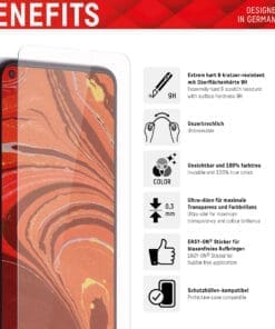 <p><strong>DISPLEX Smart Glass</strong> – die perfekte Kombination aus Panzerglas und flexibler Premium-Schutzfolie. Mit 9H-Härte, ultra-dünnen 0,3 mm, Anti-Fingerprint-Beschichtung und Made in Germany. Perfekte Passform und hüllenfreundlich für optimalen Schutz.</p>
