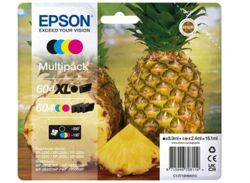 Epson Tintenpatronen Multipack 604 Xl (4 Farben)