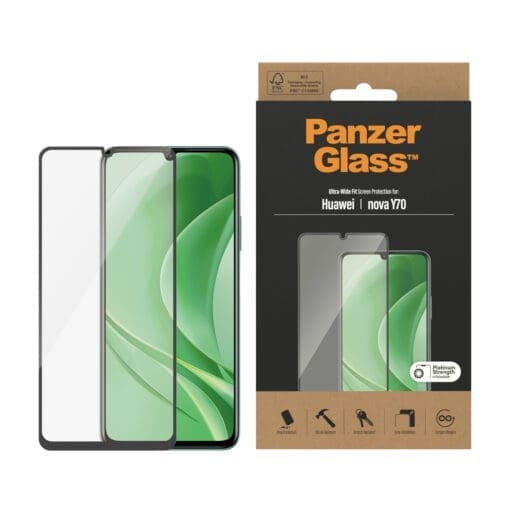 PanzerGlass Screen Protector Huawei Nova Y70 Ultra-Wide Fit – Bild 2