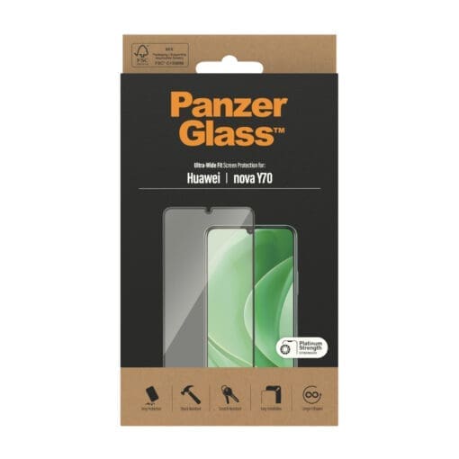 PanzerGlass Screen Protector Huawei Nova Y70 Ultra-Wide Fit – Bild 3