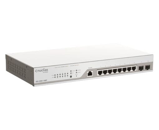 D-Link DBS-2000-10MP/E Nuclias 10-Port Layer2 PoE+ Giga Switch – Bild 2