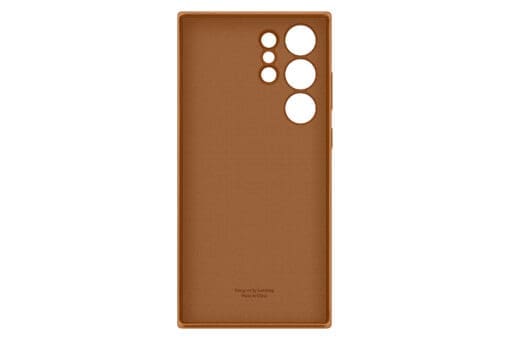 Samsung Leather Cover für Galaxy S23 Ultra, Camel – Bild 3