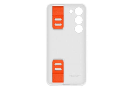 Samsung Silicone Grip Case für Galaxy S23, White – Bild 2