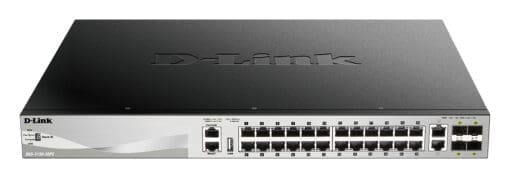 D-Link DGS-3130-30PS/E 30-Port L2+ PoE Gigabit Stack Switch – Bild 2