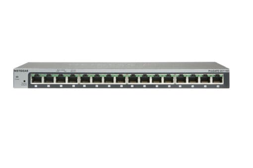 Netgear GS116GE 16-Port Gigabit Switch Metallgehäuse