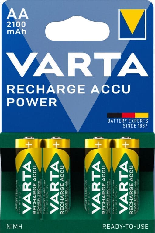 VARTA RECHARGE ACCU Power AA 2100mAh Blister 4 – Bild 2