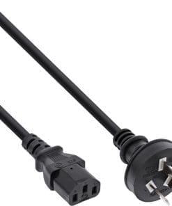 35er Bulk-Pack InLine® Netzstecker China auf Kaltgerätestecker C13, 1,8m