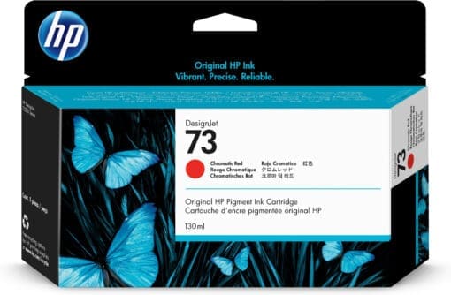 HP 73 Chromrot DesignJet Druckerpatrone, 130 ml