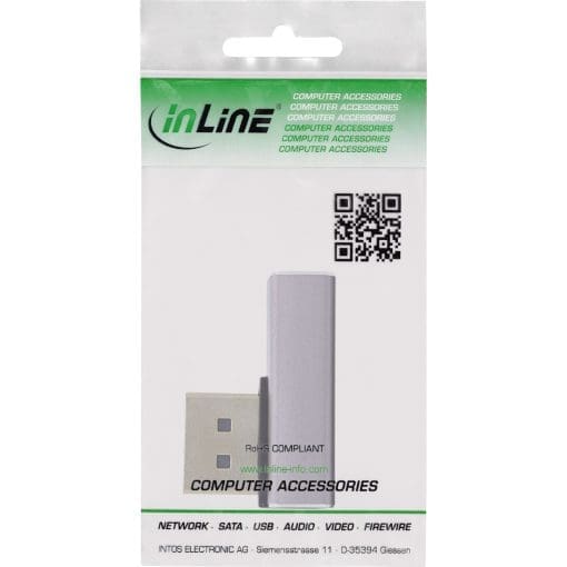 InLine® DisplayPort 1.4 Adapter, DisplayPort St/ Bu, 90° vertikal links, 8K UHD – Bild 6
