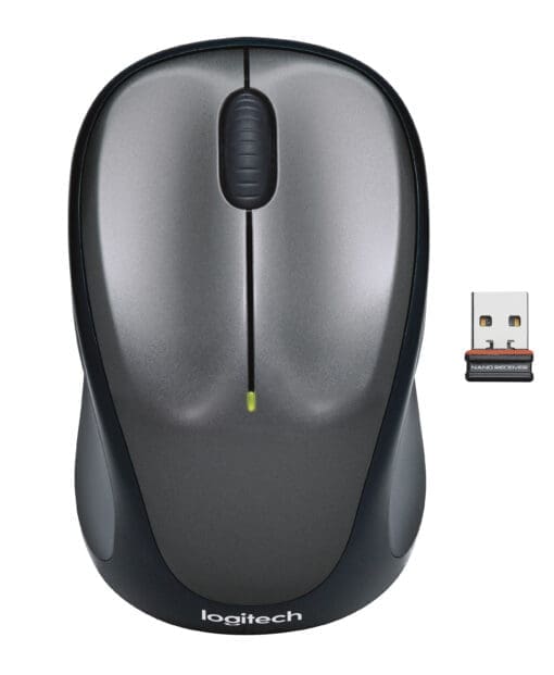 Logitech Wireless Maus M235 Grau/Schwarz – Bild 2