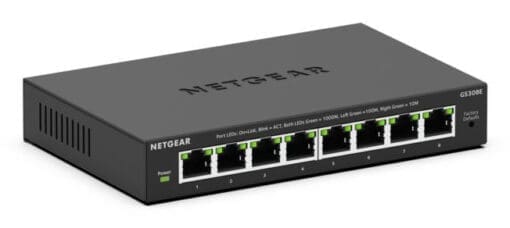 Netgear GS308E Unmanaged Plus Switch, 8x 1G Ethernet Port – Bild 2