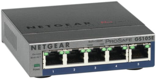 Netgear GS105E 5-Port Gigabit VLAN PLUS Switch – Bild 3