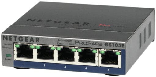 Netgear GS105E 5-Port Gigabit VLAN PLUS Switch – Bild 2