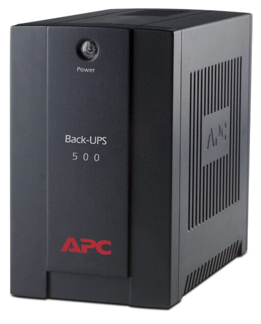 APC Back-UPS 500VA, AVR, IEC outlets, EU Medium