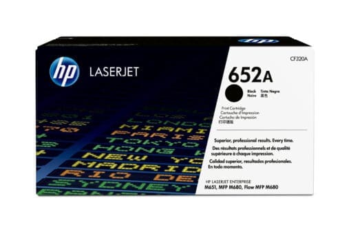 HP 652A Schwarz Original LaserJet Tonerkartusche