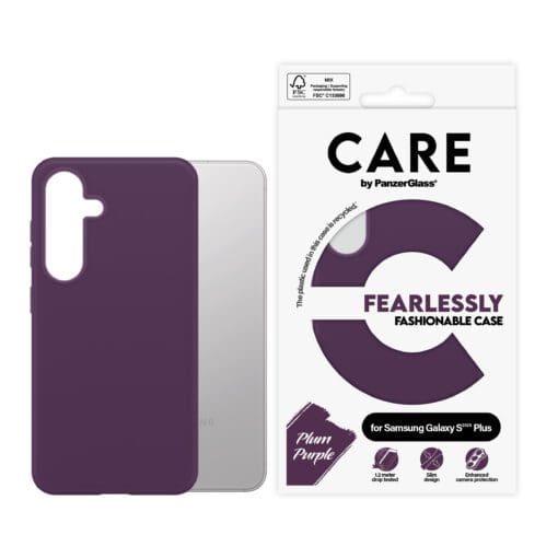 CARE Fashionable Case Plum Purple Samsung Galaxy S25 Plus – Bild 2