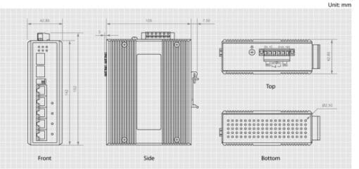 LevelOne IES-0600 Industrial Gigabit Ethernet Switch – Bild 2