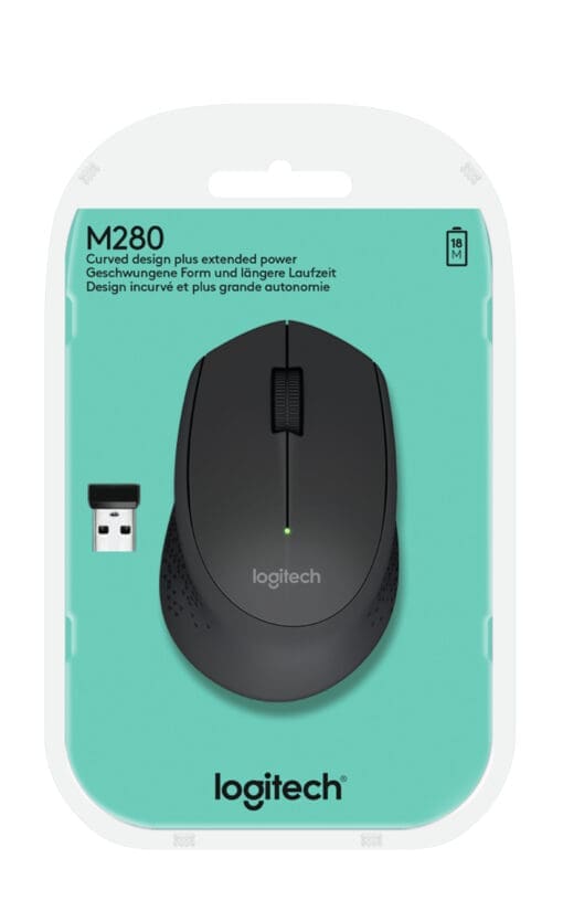 Logitech Wireless Maus M280 schwarz – Bild 5