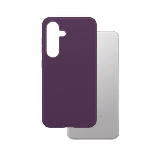 CARE Fashionable Case Plum Purple w. QI Galaxy S25 Plus