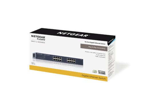 Netgear JGS516 16-Port Gigabit Switch Metallgehäuse – Bild 6