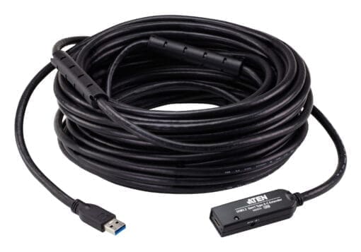 ATEN UE332C Verlängerungskabel, USB 3.2 Gen1, USB-A Stecker zu USB-C Buchse, 20m