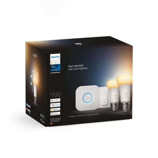 Philips Hue White Ambience E27 8W 2er Starter Set inkl DS/ – Bild 3