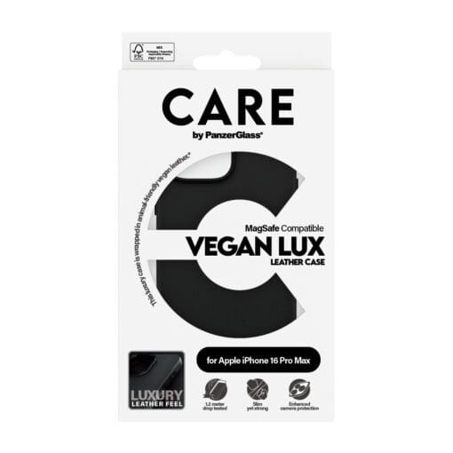 CARE Case Flagship Vegan Leather iPhone 16 Pro Max – Bild 3