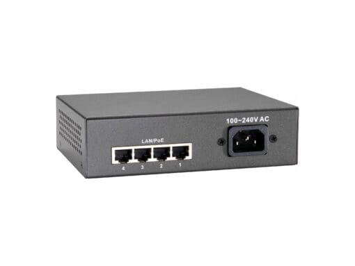 LevelOne FEP-0511 5 Port PoE Switch, 65W, 802.3at PoE+