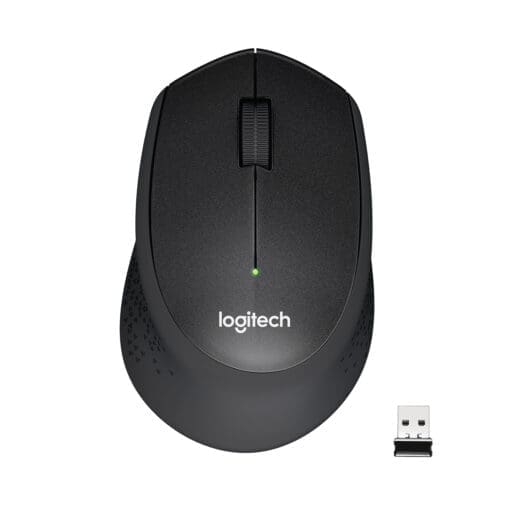 Logitech M330 SILENT Plus Wireless Maus schwarz