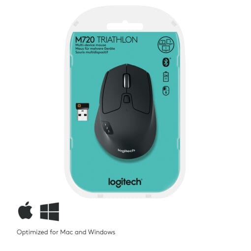 Logitech M720 Triathlon Maus kabellos – Bild 7