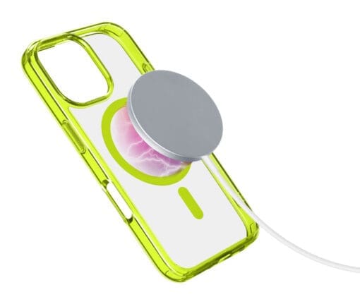 Cellularline Iconic MAG MagSafe Case iPhone 16 Pro Lime – Bild 2