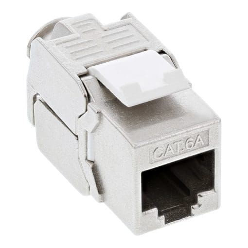 InLine® Cat.6A Anschlussdose, Unterputz, 2x RJ45 Buchse, weiß RAL9010 – Bild 4