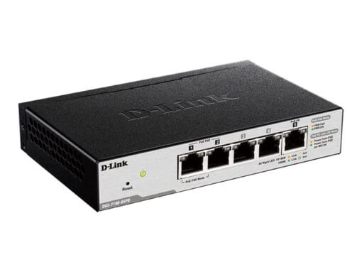 D-Link DGS-1100-05PD 5-Port Gigabit PoE-powered PoE Switch – Bild 2