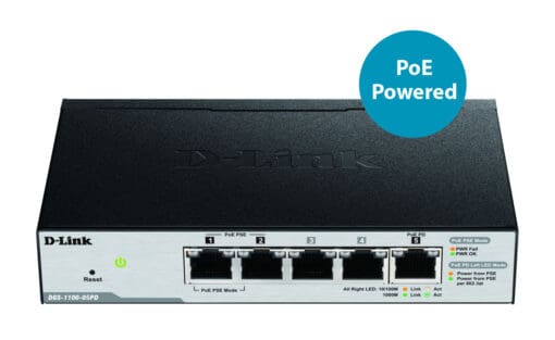 D-Link DGS-1100-05PD 5-Port Gigabit PoE-powered PoE Switch – Bild 4