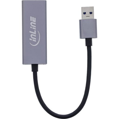 InLine® USB 3.2 Netzwerkadapter Kabel, USB-A zu RJ45 Gigabit Netzwerk – Bild 3
