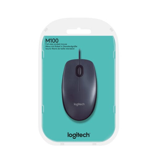 Logitech USB Maus M100 - black – Bild 7