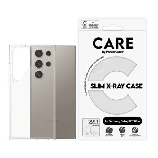 CARE Fashionable Case Clear X-Ray Soft Basic Galaxy S25 Ultra – Bild 2