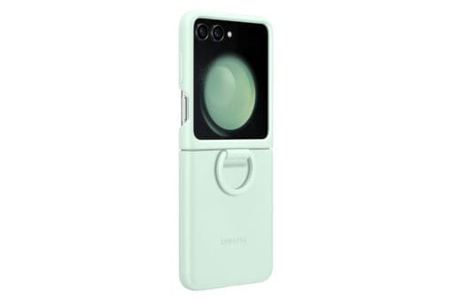 Samsung Silicone Case with Ring für Galaxy Flip5, Mint – Bild 2