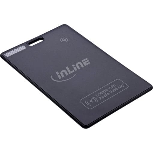 InLine® Wallet Finder, smarte Karte für die Geldbörse, Qi-Aufladung,100mAh, IPX5