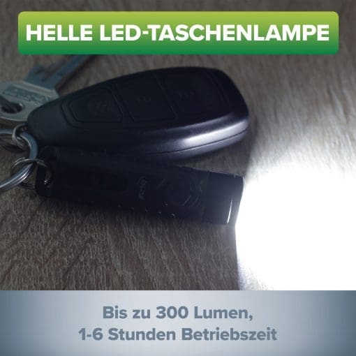 InLine® KeyFinder, smarter Schlüsselanhänger mit LED-Licht, 300mAh, IP65 – Bild 6