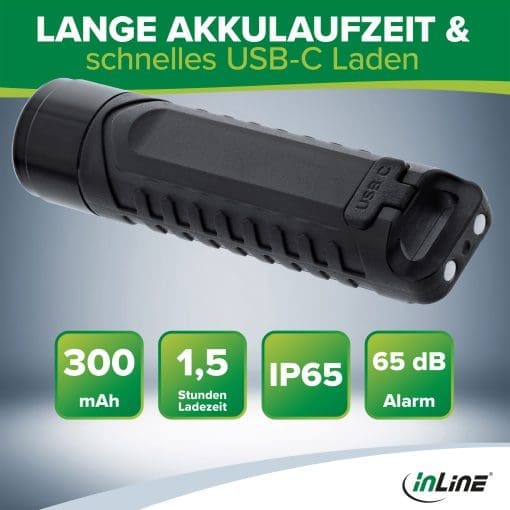 InLine® KeyFinder, smarter Schlüsselanhänger mit LED-Licht, 300mAh, IP65 – Bild 9